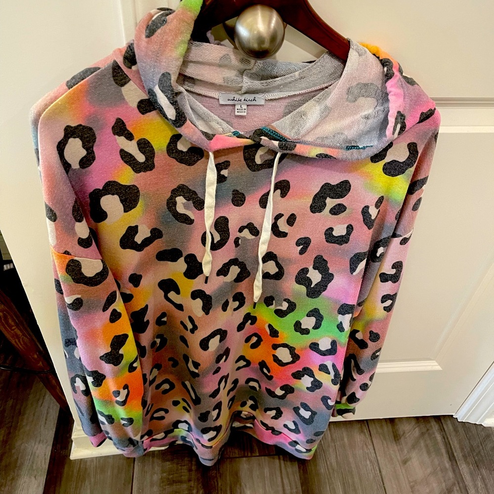 Fun, bright pastel colors hoodie